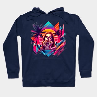 Lana Del Rey - South Beach Neon Nights Hoodie